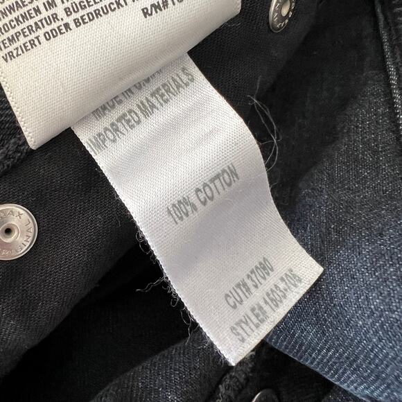 Citizens of Humanity Jeans Emerson Slim Fit Boyfriend Ankle Black Pepper Size 26 - Picture 13 of 14